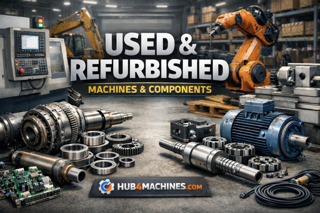 USED & REFURBISHED MACHINES & COMPONENTS