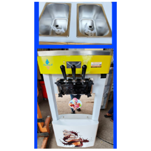 Premium Softy Double Compressor Machine (3Flavor)