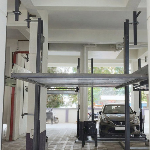 2 Pole Hydraulic Stack Car Parking
