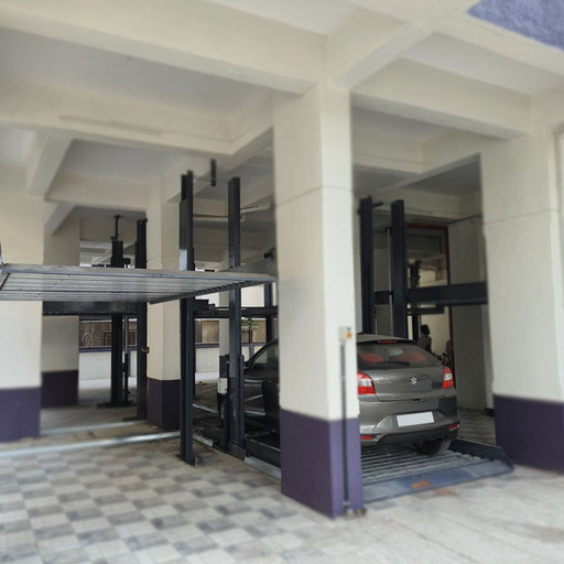 2 Pole Hydraulic Stack Car Parking