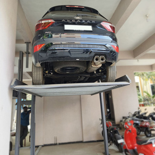 2 Pole Hydraulic Stack Car Parking
