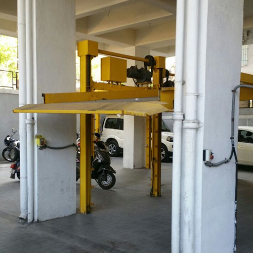 4 Pole Electro Mechanical Stack Car Parking
