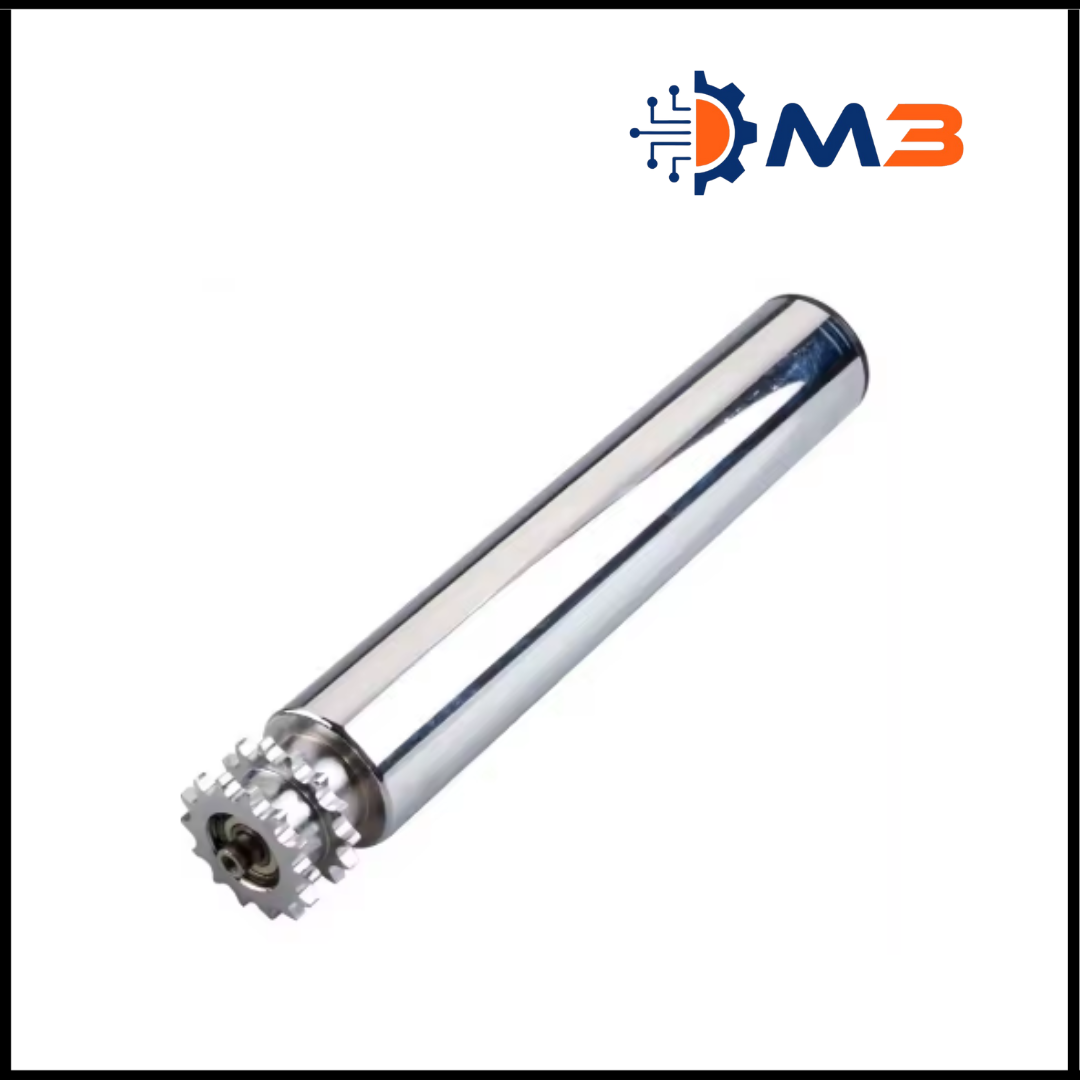 MS Chrome Plated Powered Duplex Sprocket Rollers