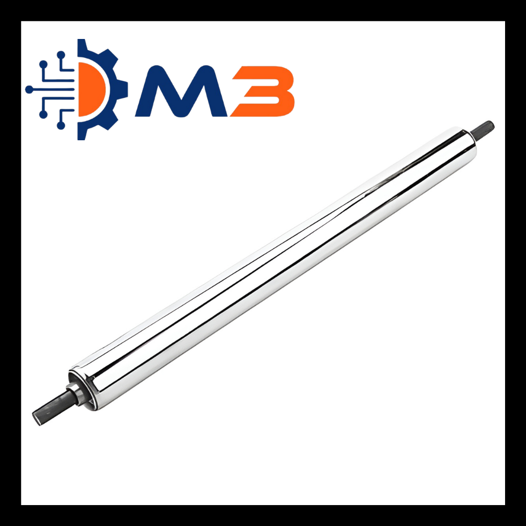 MS Chrome Plated Unpowered Rollers 50 Diameter Brand M3T (Set of 5 Rollers )